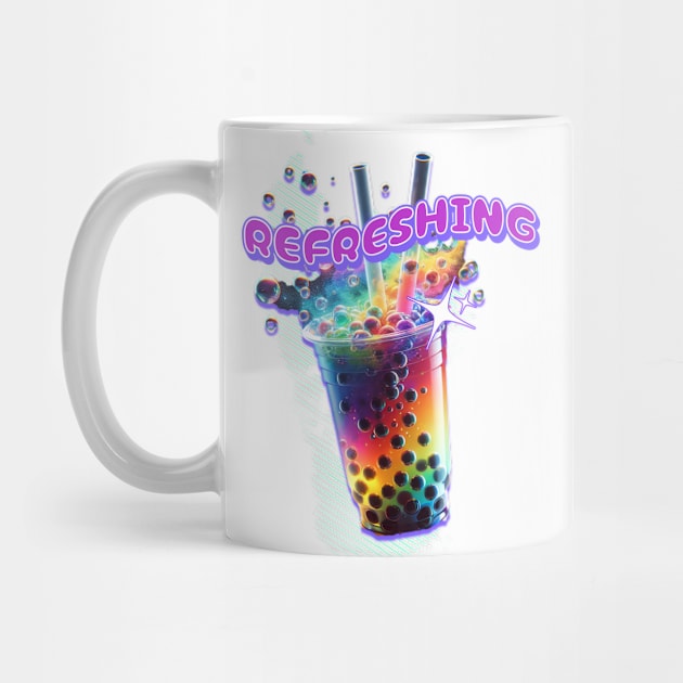 Rainbow Boba Tea - Refreshing - LGBTQ by Prideopenspaces